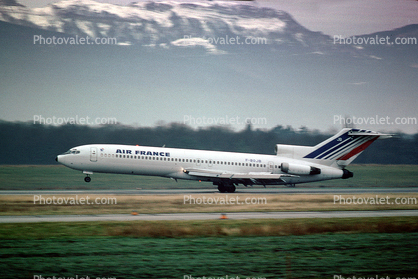F-BOJB, Boeing 727-228, Air France AFR, Taking-off, 1977, 1970s, 727-200 series