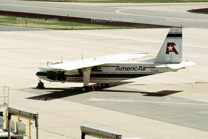 N8491B, America Air, Federal Shuttle, Britten-Norman BN-2A-27 Islander, 1983, 1980s