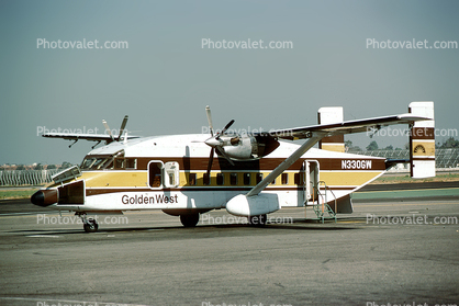 N330GW, Golden West Airlines, Short 330-100 , 1979, 1970s