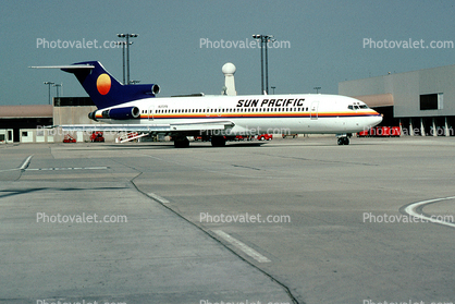 N370PA, Sun Pacific Airlines, Boeing 727-221/Adv., May 1996, JT8D, 727-200 series