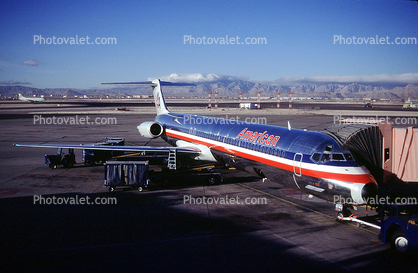 American Airlines AAL, Jetway, Airbridge, January 1996