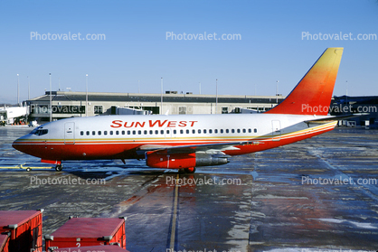 N705S, Boeing 737-236, Sun West Airlines, 737-200 series