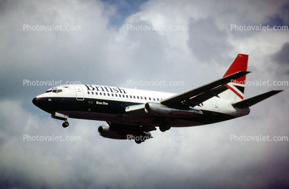 G-BGDL, Boeing 737-236(A), British Airways BAW, 737-200 series, JT8D-15A, JT8D, River Don