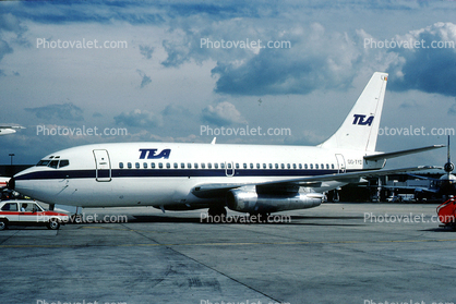 OO-TYO, TEA, Boeing 737-2H4, Trans European Airways, 737-200 series