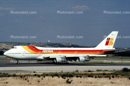 TF-ATM, Iberia Airlines, Boeing 747-256B, 747-200 series, ATM, JT9D-7Q3, JT9D