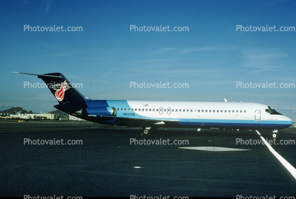N947ML, Spirit Air NKS, Douglas DC-9-32, JT8D-9A s3, JT8D, Miami Heat