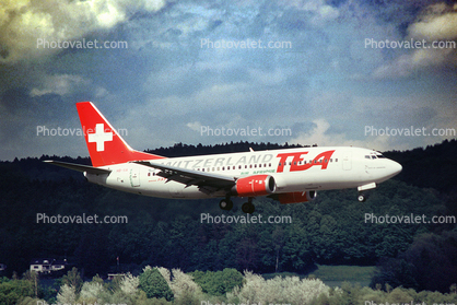 HB-IIA, Boeing 737-3M8F, TEA Switzerland, Air Afrique, CFM56-3B2, CFM56, 737-300 series