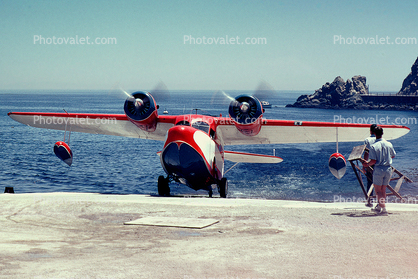 ramp, Catalina Airlines, Grumman G21, Catalina Island, California