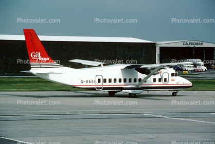 G-DASI, Gill Airways, Short SD-360-100, Caledonian, PT6A