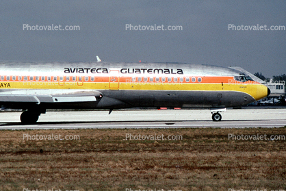 TG-AYA, Boeing 727-173C, Aviateca Guatemala, 727-100 series
