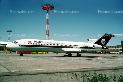 MT-1037, MIAT, Mongolian Airlines, Boeing 727-281, JT8D-9A, JT8D, 727-200 series
