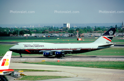 G-CIVF, British Airways BAW, Boeing 747-436, 747-436 series, RB211-524G, RB211