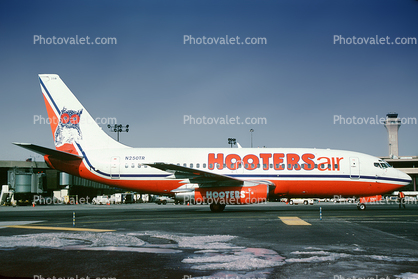 N250TR, Boeing 737-2K5, 737-200 series, JT8D-15A, JT8D, Hooters Air