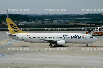 TC-AFZ, air alfa, Boeing 737-4Y0, 737-400 series, CFM56-3C1, CFM56