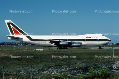 I-DEMP, Boeing 747-243B, Alitalia, 747-200 series, JT9D-7A, JT9D