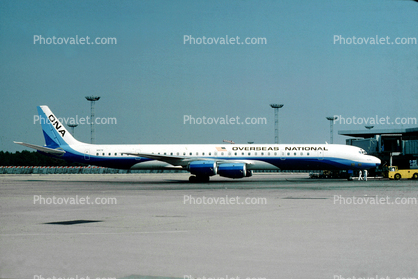 N917R, ONA, Overseas National Airways ONA, Douglas DC-8-71F, CFM56 jet engines