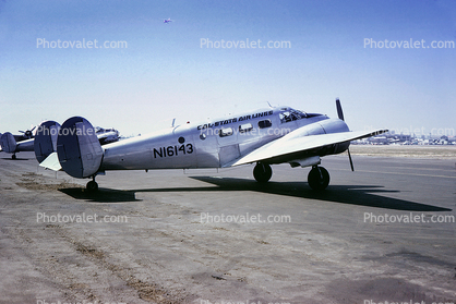 N16143, Cal-State Air Lines, Beech C-45