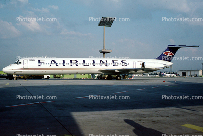 LX-FAA, Fairlines, McDonnell Douglas MD-81, JT8D-217, JT8D