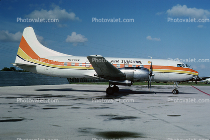 N477KW, Air Sunshine, Convair CV-440, R-2800
