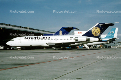 N1986, Americana de Aviacion, Boeing 727-23, Airstair, JT8D, 727-200 series