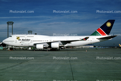 V5-NMA, AIR NAMIBIA, Boeing 747-48E, 747-400 series