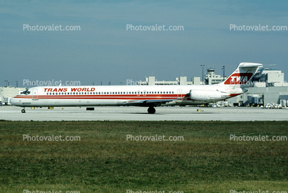 N952U, McDonnell Douglas MD-82, TWA, JT8D, JT8D-217C