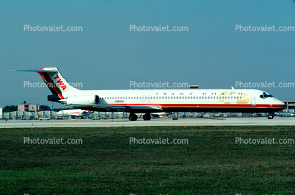 N9629H, McDonnell Douglas MD-83, April 2001, JT8D, JT8D-219