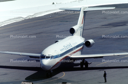 UAL, Lake Tahoe Airport TVL, April 1975, 1970s