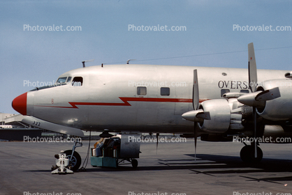 N322AA, Douglas DC-7, ONA Overseas National Airways