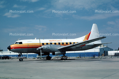 N862FW, Wright Air Lines, Convair CV-640, Tucson International Airport TUS