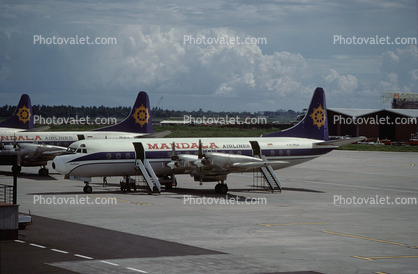 PK-RLI, Lockheed L-188CF Electra, Mandala Airlines, Indonesia