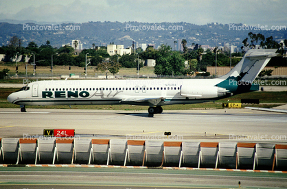 N753RA, Reno Air ROA, JT8D-217C, JT8D, McDonnell Douglas MD-87