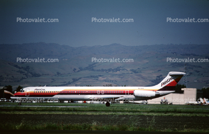 N478AC, AirCal, McDonnell Douglas MD-82, 