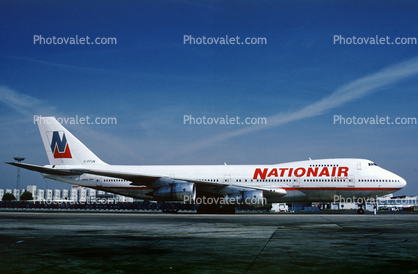 C-FFUN, Nationair, Boeing 747-124, 747-100 series