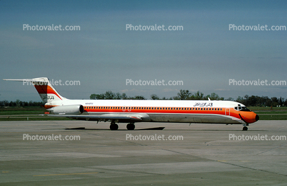 N948PS, PSA, Pacific Southwest Airlines, McDonnell Douglas MD-82, JT8D-217C, JT8D, Super-80, Smileliner