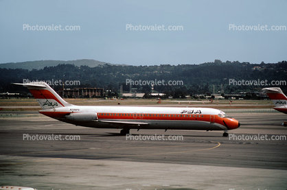 N706PS, Douglas DC-9-32, PSA, JT8D-7B, Smileliner