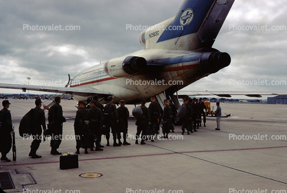 N2969G, Pacific Airline, Army Personal Passengers, Boeing 727-193,  Vietnam War, 1960s