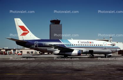 C-GVPW, Canadian Airlines CDN, Boeing 737-275, 737-200 series