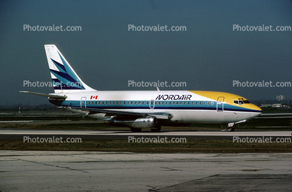 CF-NAP, Nordair, Boeing 737-242C, 737-200 series, JT8D-9A, JT8D