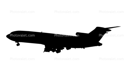 Boeing 727-2M7 silhouette