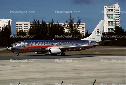 N951AA, Boeing 737-823, CFM56-7B24, CFM56, 737-800 series, Astrojet, old colors, lightning bolt