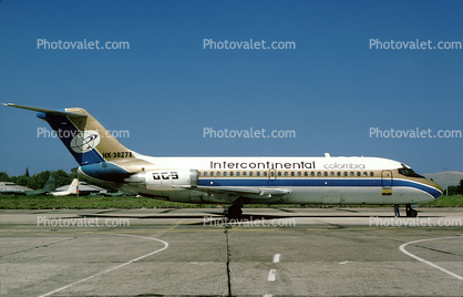 HK-3827X, Intercontinental Colombia, DC-9-15