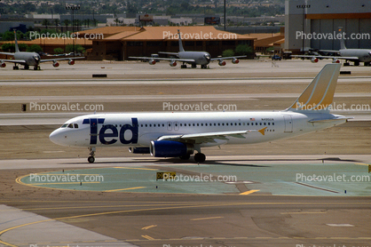 N495UA, TED, Airbus A320-232