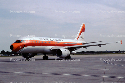 N742PS, Smileliner, Airbus A319-112, retro PSA
