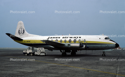 G-ARIR, janus airways, Vickers 708 Viscount 