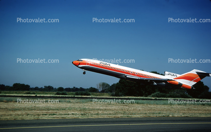 N557PS, Boeing 727-214, Smileliner, 727-200 series