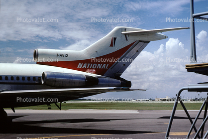 N4612, National Airlines, Tampa Bay International Airport, Boeing 727-35