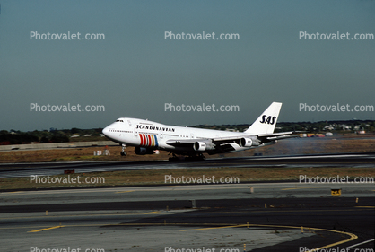 N4501Q, SAS Boeing 747-283BSF, JT9D-70A, JT9D, 747-200 series