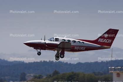 N51RX, Reach, Cessna 421C, milestone of flight