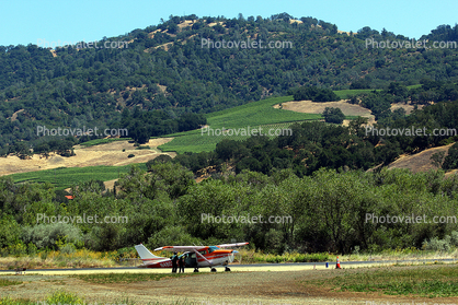 Cloverdale Municipal Airport, N4807F, Cessna TU206A, Sonoma County, California